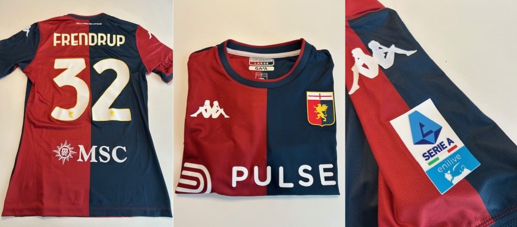 MATCHWORN Morten Frendrup-trøje fra Genoa.